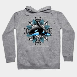 Orca Mandala Hoodie